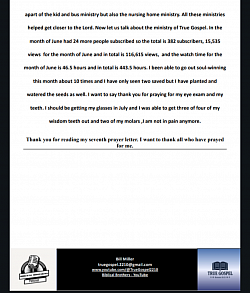 June Prayer Letter